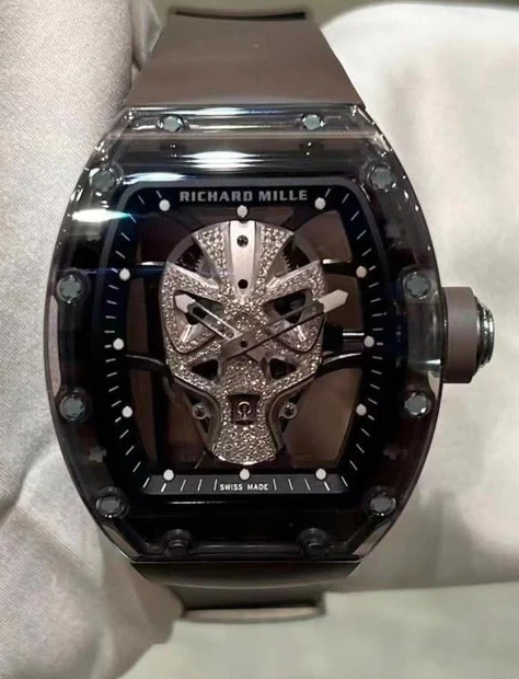 Richard Mille Replica Watch RM 52-06 Mask Tourbillon Brown Sapphire